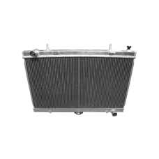 Aluminum Coolant Radiator For 89-94 Nissan 240SX S13 Chassis with SR20DET Engine Swap 25"x16.75"x1.6"