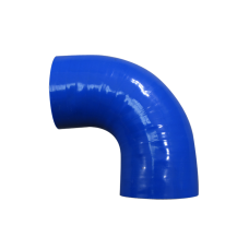 Universal 2.5" 90 Degree Blue Silicon Elbow Hose Coupler 85mm Long