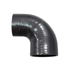 Black Silicon Hose 3.125"-2.5" Inch 90 Degree Coupler For Intercooler Pipe 85mm Long