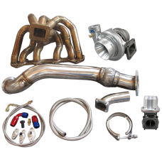 Turbo Manifold Downpipe Oil Line Kit For SC300 1JZ-GTE VVTI 1JZGTE Swap