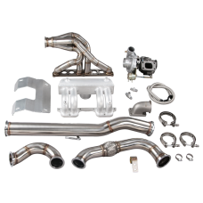 Turbo Intake Manifold Downpipe Kit For Land Rover Defender 90 110 2.5L Diesel