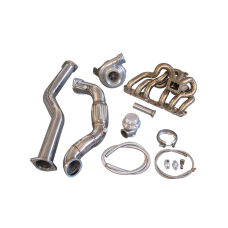 GT35 T4 Turbo Kit Manifold Downpipe For 98-05 Lexus IS300 2JZ-GE NA-T Bolt On