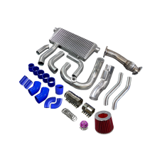 Intercooler Turbo Intake Radiator Piping Downpipe For SC300 2JZ-GTE 2JZGTE