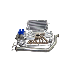 Turbo Manifold Downpipe Intercooler Piping Kit For 86-92 Supra MK3 7MGTE