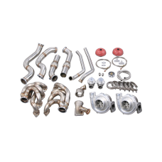 Twin Turbo Manifold Downpipe For 67-72 Chevy C10 Truck BBC Big Block 396 402 427 454