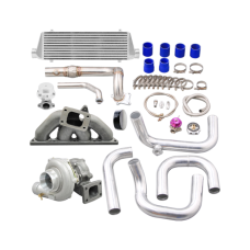 Turbo Manifold Downpipe Intercooler For 94-00 Integra 92-00 Civic B18 B20 Engine