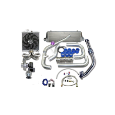 Turbo Intercooler Kit For 1988-2000 Honda Civic B16 B18 B-SERIES
