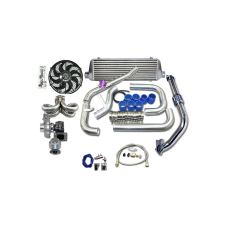 Turbo Kit For 92-00 Honda Civic D15 D16 Engine Ram Style Equal Length Manifold