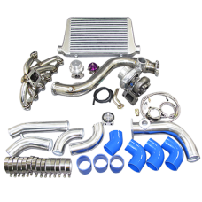 Turbo Intercooler Piping Downpipe Catback Kit For 84-91 BMW E30