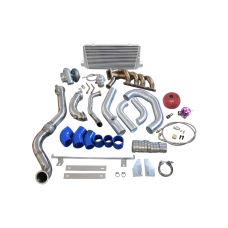T4 GT35 Turbo Intercooler Piping Kit For HONDA S2000 F22 Thick Manifold Downpipe