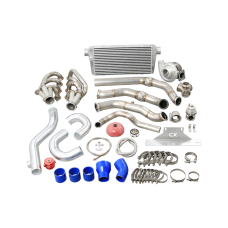 Single Turbo Manifold Intercooler  Kit For 67-72 Chevrolet C10 Truck LS1 LS