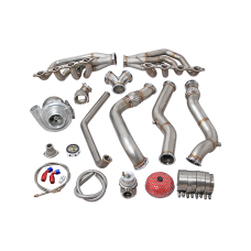 Single Turbo Manifold Downpipe Kit For 74-81 Camaro LS1 Engine 700HP