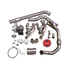 T76 Single Turbo Manifold Downpipe 240SX S13 S14 LS1 LSx Engine Swap