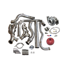 Turbo Header Downpipe Kit For 99-07 Chevrolet Silverado GMT 800 Vortec V8 5.3 4.8