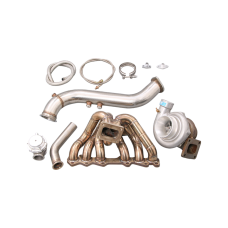 Turbo Manifold Downpipe kit for Toyota 1JZGTE S13 GS300 SC300 Supra MK3