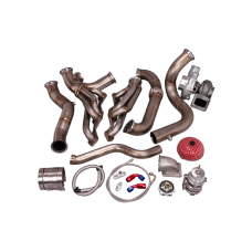 Turbo Kit For 82-92 Chevrolet Camaro SBC Small Block Header Manifold Downpipe