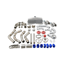 Twin Turbo Manifold Intercooler Kit For 65-70 Chevrolet Impala SBC Small Block