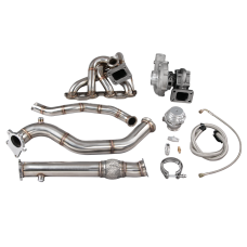 Top Mount T3 Turbo Manifold Downpipe For 90-98 Miata SR20DET Swap