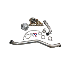 Turbo Kit Manifold + Downpipe For 93-02 Toyota Supra MK4 2JZ-GTE